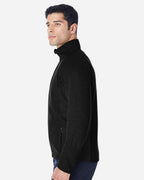 Spyder 187330, Men's Constant Full-zip Sweater Fleece Jacket, Black/ Red