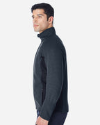 Spyder 187330, Men's Constant Full-zip Sweater Fleece Jacket, Frontier/ Black