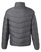 Spyder 187333, Men's Pelmo Insulated Puffer Jacket, Polar/ Black