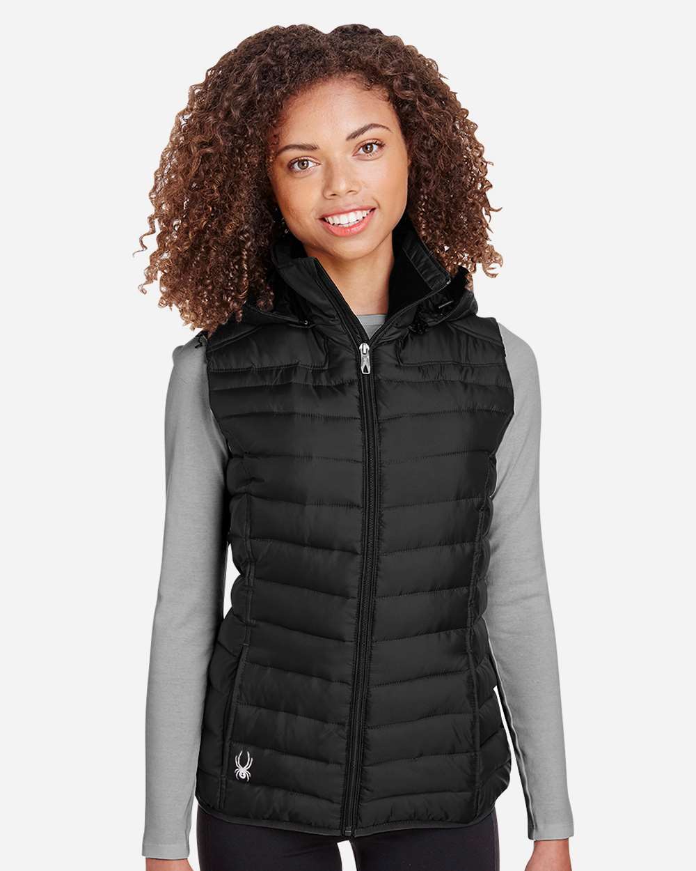 Spyder S16641, Women's Supreme Puffer Vest, Black