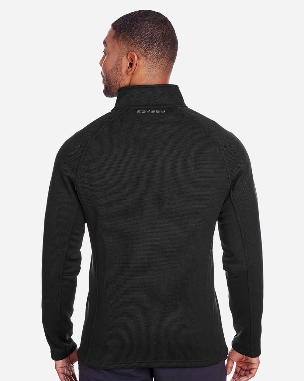 Spyder S16561, Men's Constant Half-zip Sweater Fleece Pullover, Black