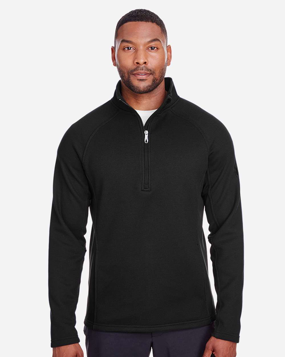 Spyder S16561, Men's Constant Half-zip Sweater Fleece Pullover, Black