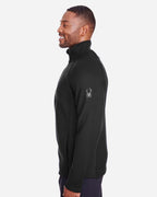 Spyder S16561, Men's Constant Half-zip Sweater Fleece Pullover, Black