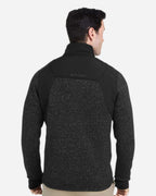 Spyder S17740, Men's Passage Sweater Jacket, Black Powder/ Black