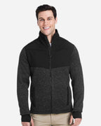 Spyder S17740, Men's Passage Sweater Jacket, Black Powder/ Black