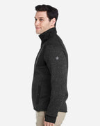 Spyder S17740, Men's Passage Sweater Jacket, Black Powder/ Black