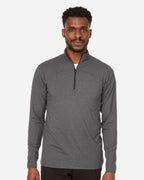 Spyder S17916, Men's Spyre Quarter-zip Pullover, Black Frost