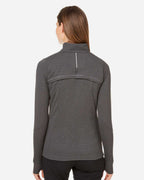 Spyder S17917, Women's Spyre Quarter-zip Pullover, Black Frost