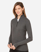 Spyder S17917, Women's Spyre Quarter-zip Pullover, Black Frost