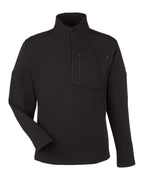 Spyder S18068, Men's Constant Canyon Quarter-zip Pullover, Black