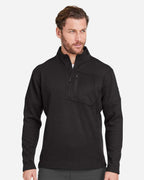 Spyder S18068, Men's Constant Canyon Quarter-zip Pullover, Black