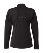 Spyder S18092, Women's Constant Canyon Quarter-zip Pullover, Black