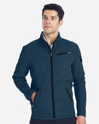 Spyder 187334, Men's Transport Soft Shell Jacket, Frontier/ Black