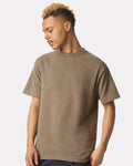 American Apparel 1301GD, Unisex Heavyweight Cotton Garment-dyed Tee, Faded Black