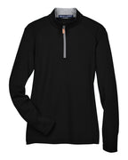 Devon & Jones DG479W, Knits & Layering, Black/ Grey Heather/ Graphite