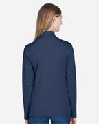 Devon & Jones DG479W, Knits & Layering, Navy/ Grey Heather/ Graphite