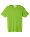 CORE365 CE111, Unisex Fusion Chromasoft Performance T-shirt, Acid Green