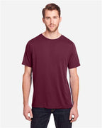 CORE365 CE111, Unisex Fusion Chromasoft Performance T-shirt, Burgundy