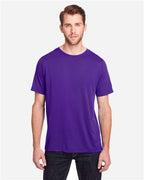 CORE365 CE111, Unisex Fusion Chromasoft Performance T-shirt, Campus Purple