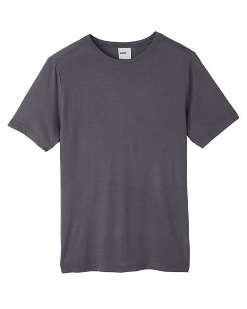 CORE365 CE111, Unisex Fusion Chromasoft Performance T-shirt, Carbon