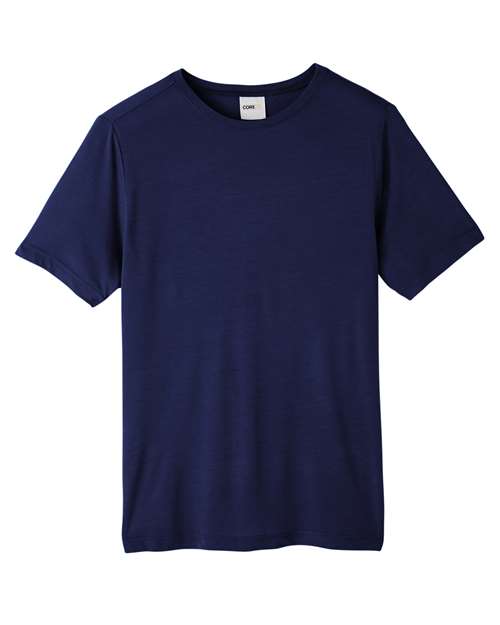 CORE365 CE111, Unisex Fusion Chromasoft Performance T-shirt, Classic Navy