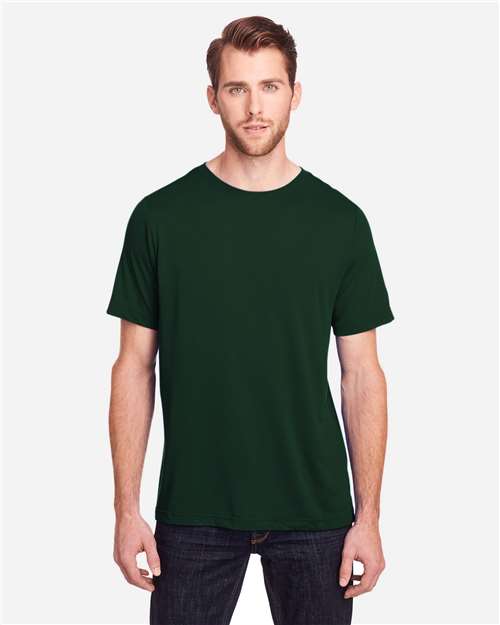 CORE365 CE111, Unisex Fusion Chromasoft Performance T-shirt, Forest