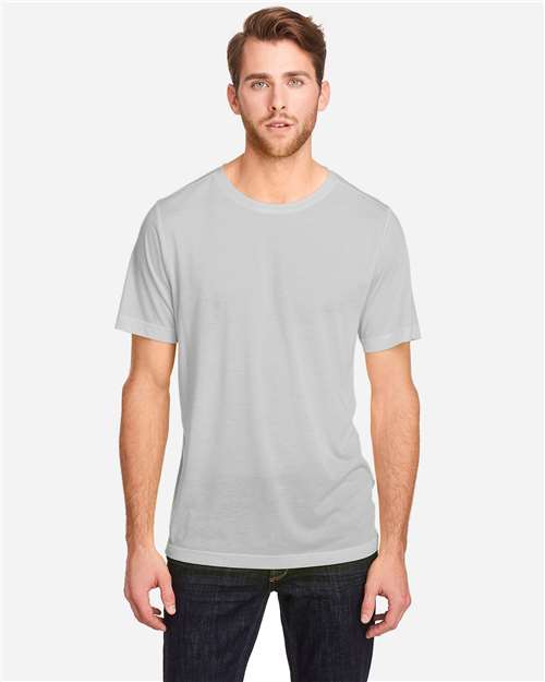 CORE365 CE111, Unisex Fusion Chromasoft Performance T-shirt, Platinum