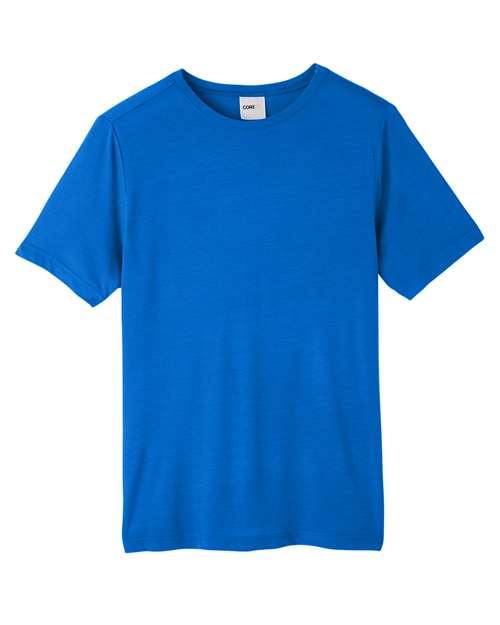 CORE365 CE111, Unisex Fusion Chromasoft Performance T-shirt, True Royal