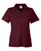 CORE365 CE112W, Women's Fusion Chromasoft Pique Polo, Burgundy