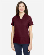 CORE365 CE112W, Women's Fusion Chromasoft Pique Polo, Burgundy