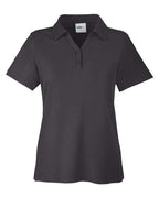 CORE365 CE112W, Women's Fusion Chromasoft Pique Polo, Carbon