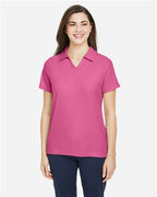 CORE365 CE112W, Women's Fusion Chromasoft Pique Polo, Charity Pink