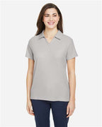 CORE365 CE112W, Women's Fusion Chromasoft Pique Polo, Platinum