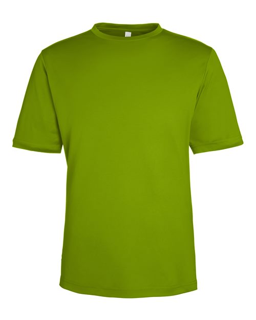 CORE365 CE10, Men's Fusion Chromasoft Performance T-shirt, Acid Green