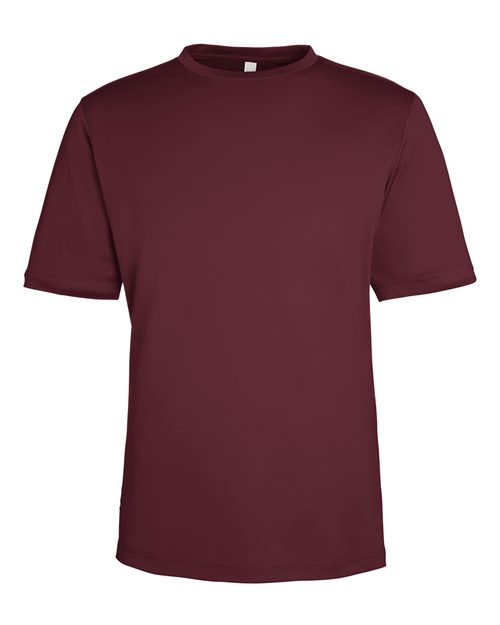 CORE365 CE10, Men's Fusion Chromasoft Performance T-shirt, Burgundy