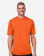 CORE365 CE10, Men's Fusion Chromasoft Performance T-shirt, Campus Orange