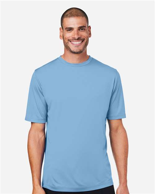 CORE365 CE10, Men's Fusion Chromasoft Performance T-shirt, Columbia Blue