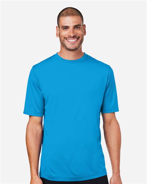 CORE365 CE10, Men's Fusion Chromasoft Performance T-shirt, Electric Blue