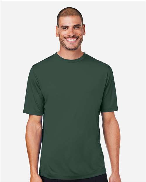 CORE365 CE10, Men's Fusion Chromasoft Performance T-shirt, Forest