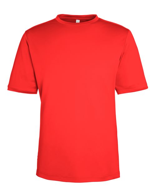 CORE365 CE10, Men's Fusion Chromasoft Performance T-shirt, Marina Red