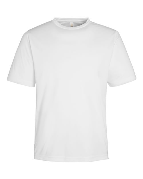 CORE365 CE10, Men's Fusion Chromasoft Performance T-shirt, White