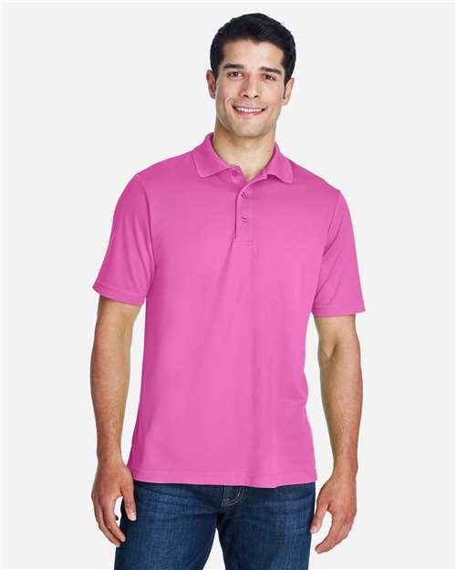 CORE365 88181, Men's Origin Performance Pique Polo, Charity Pink