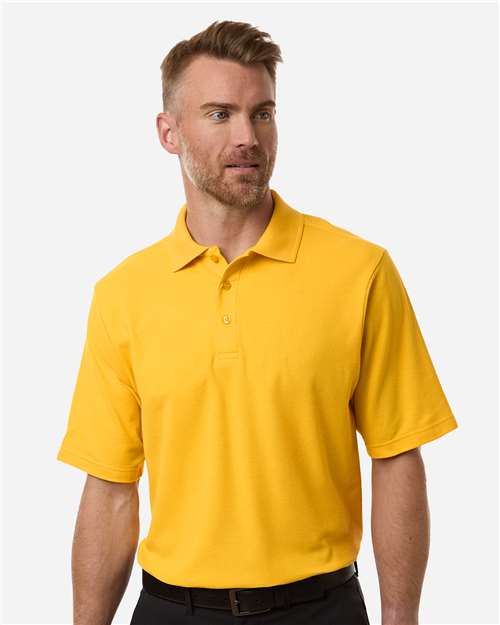 CORE365 CE106, Men's Fusion Chromasoft Performance Long Sleeve T-shirt, Campus Gold
