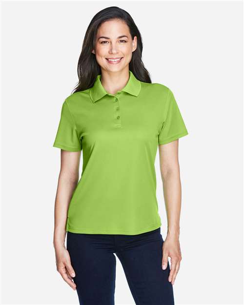 CORE365 78181, Women's Origin Performance Pique Polo, Acid Green