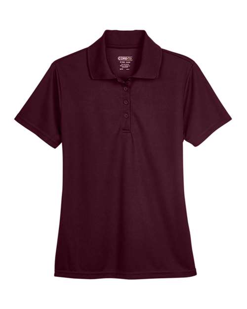 CORE365 78181, Women's Origin Performance Pique Polo, Burgundy