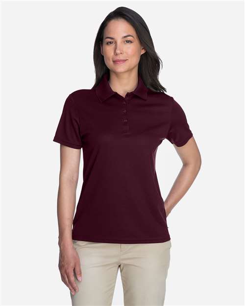 CORE365 78181, Women's Origin Performance Pique Polo, Burgundy