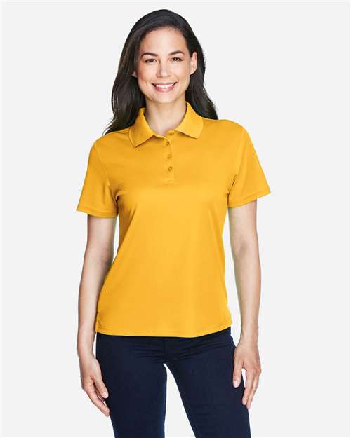 CORE365 78181, Women's Origin Performance Pique Polo, Campus Gold