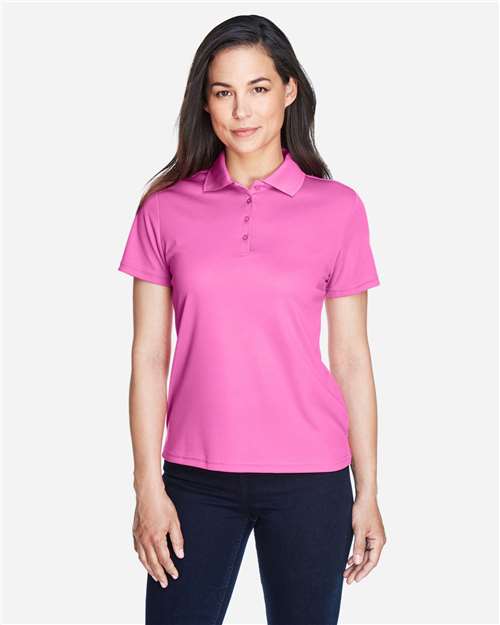 CORE365 78181, Women's Origin Performance Pique Polo, Charity Pink