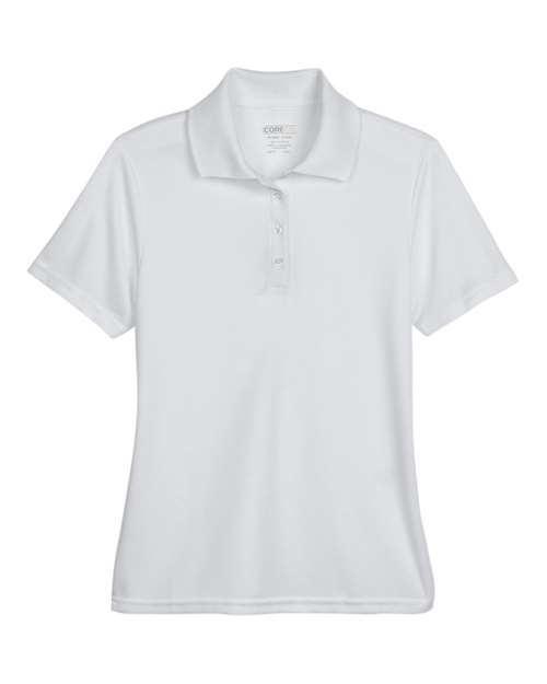 CORE365 78181, Women's Origin Performance Pique Polo, Platinum