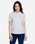 CORE365 78181, Women's Origin Performance Pique Polo, Platinum